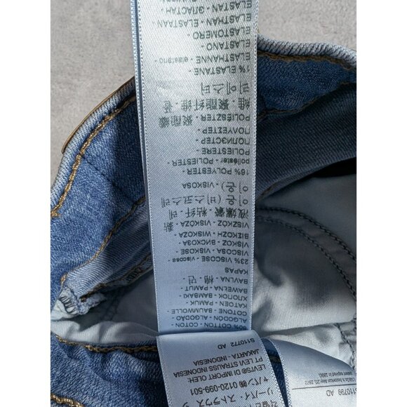 Levis 311 Shaping Skinny Capri Jeans Womens Size 28 Black Streetwear Casual - Picture 4 of 11